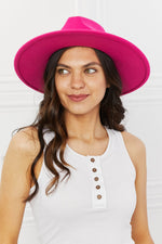 Load image into Gallery viewer, Fame Keep Your Promise Fedora Hat in Pink
