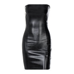 Load image into Gallery viewer, Scarlett Black PU Leather Fitted Dress
