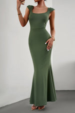 Load image into Gallery viewer, Cap Sleeve Scoop Neck Maxi Dress
