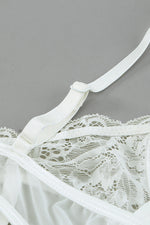 Load image into Gallery viewer, Cutout Spaghetti Strap Lace Teddy
