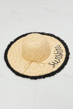 Load image into Gallery viewer, Fame Sunshine Straw Fringe Hat
