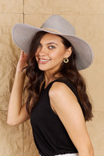 Load image into Gallery viewer, Fame Keep Me Close Straw Braided Rope Strap Fedora Hat
