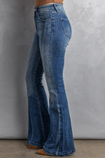 Load image into Gallery viewer, Nika High Waist Flare Jeans with Pockets
