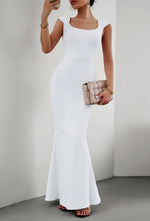 Load image into Gallery viewer, Cap Sleeve Scoop Neck Maxi Dress
